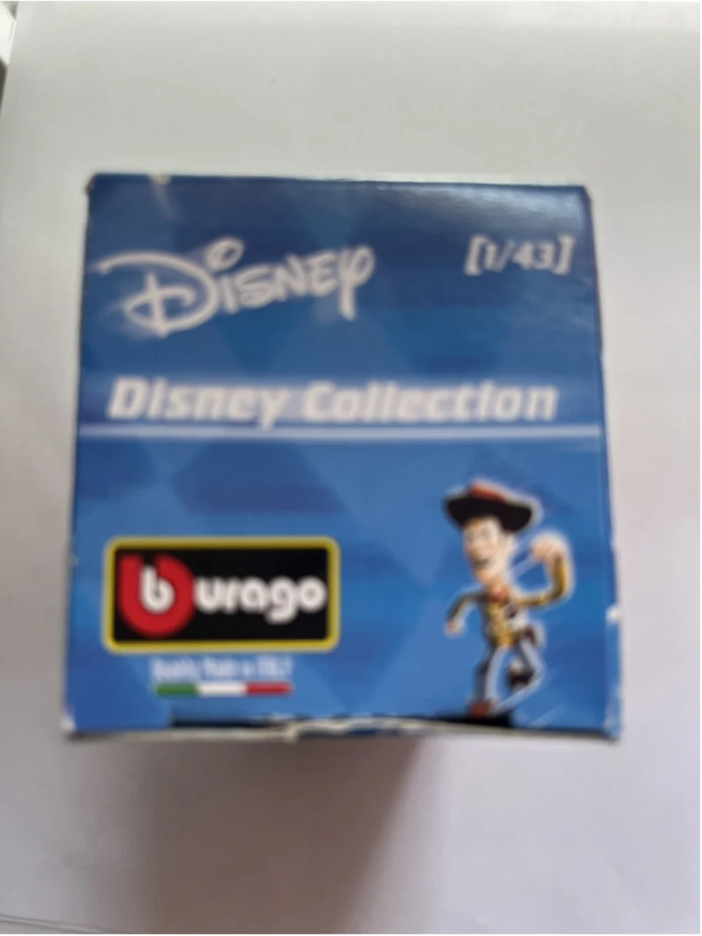 Disney bburago Toy Story's Woody Car 1/43 Diecast In Box Italy TOO CUTE ,SEE